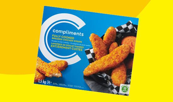 Compliments Fully Cooked Breaded Chicken Strips