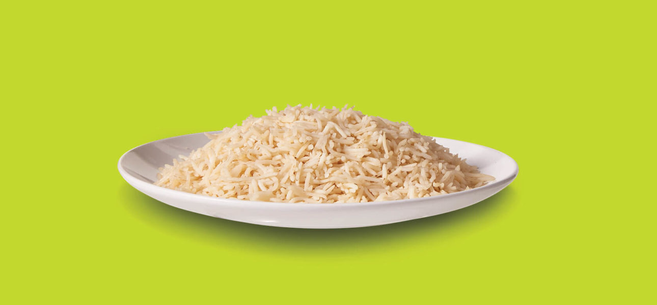 Picture of a bowl full of leftover rice.