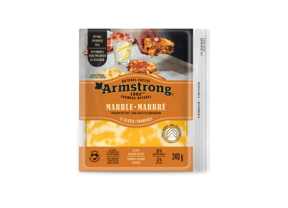 Armstrong Marble Cheddar Cheese Slices 240g