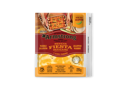 Armstrong Mexican Fiesta Marble Jalapeno Cheese Slices 220g