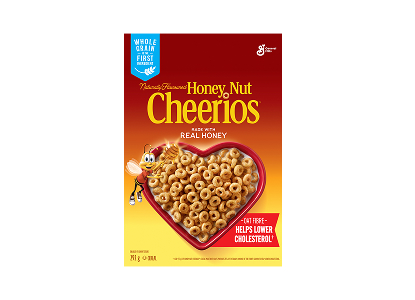 Naturally Flavoured Honey Nut Cheerios Cereal 292 g