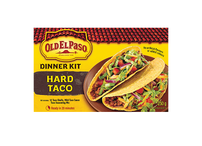 Old El Paso Hard Taco Dinner Kit 12 x 250 g